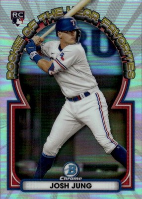 2023 Bowman Josh Jung #ROYF-9 Rookie of the Year Favorites Texas Rangers 31E