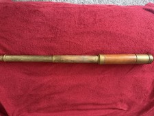 Antique Brass Telescope Spyglass Engraved Doland London Vintage