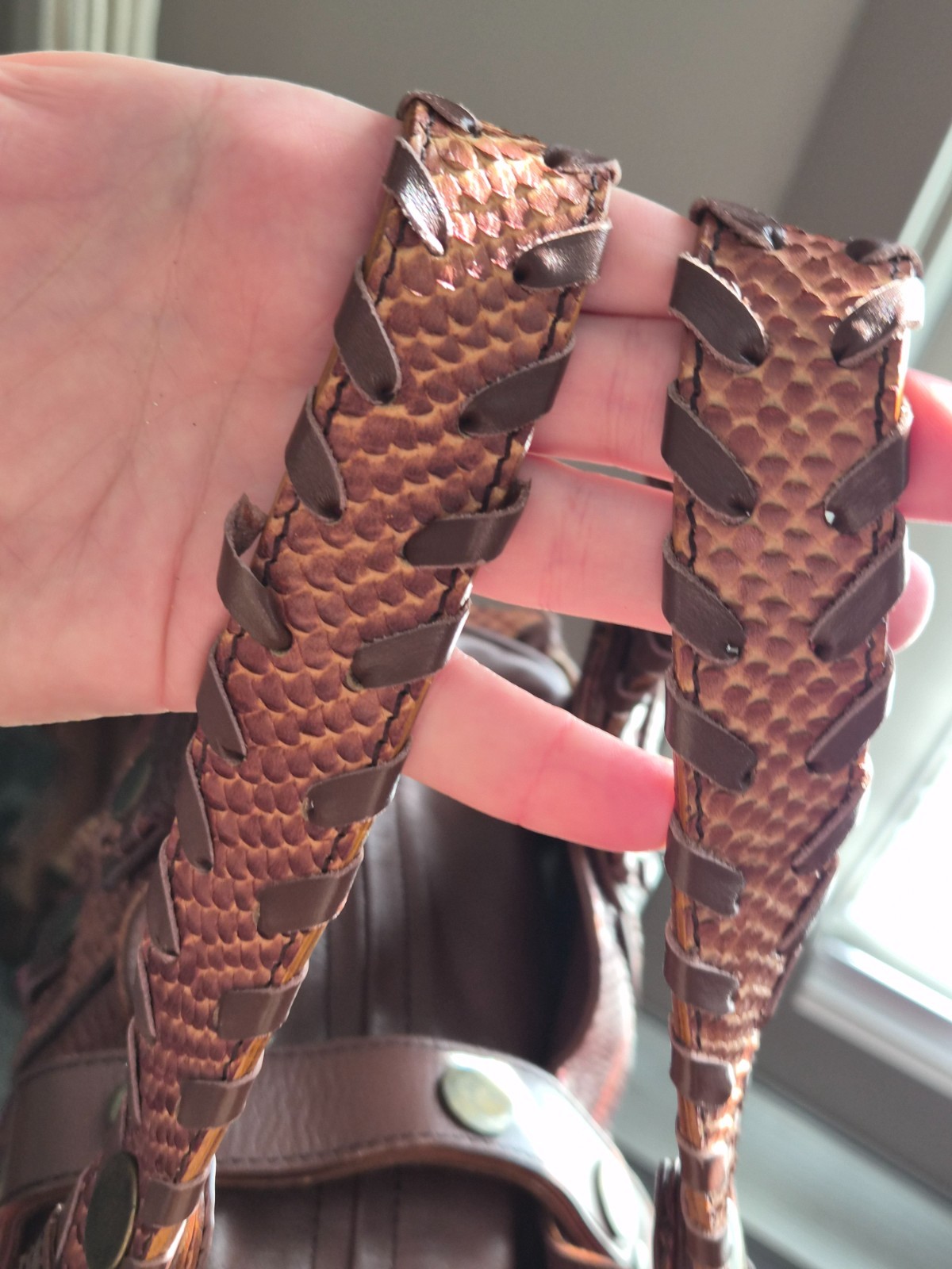 Vintage Chloe Silverado Python Shoulder Bag - image 8