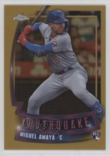 2023 Topps Chrome Update Youthquake Gold Refractor 7/50 Miguel Amaya #YQ-92 4t6