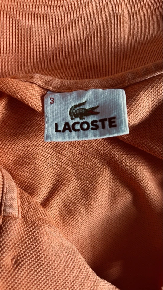 Lacoste T-Shirt Polo per Uomo, Taglia L - ARANCIONE - Immagine 3 di 4