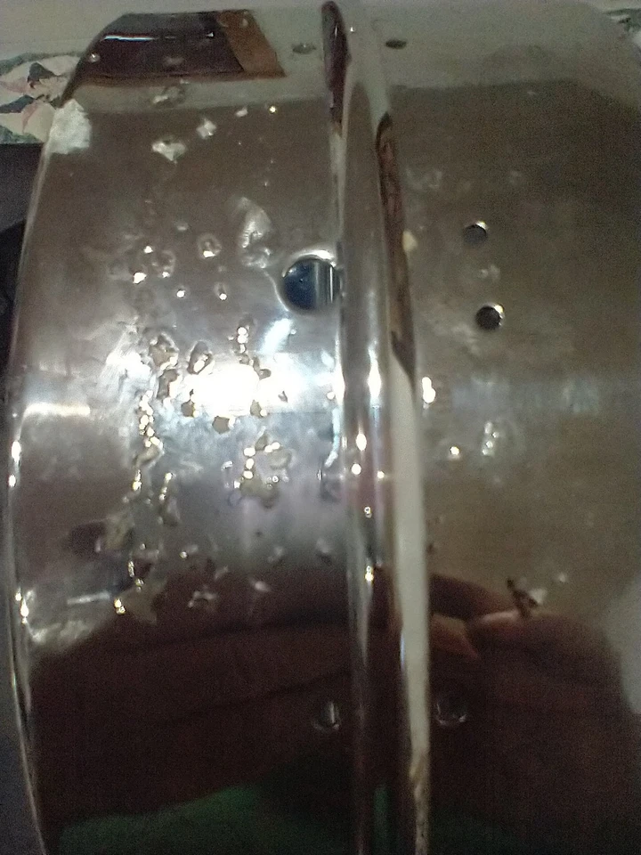 Tambor Sonor Lágrima Cromo 8 Tacos 5x14 Carcasa De Colección Años 60 Alemania Occidental Parte Foto 4 de 4