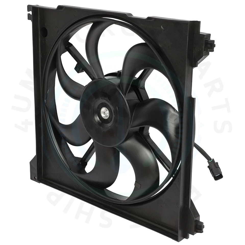 Conjunto de ventilador de refrigeración del radiador para Hyundai XG350 2002-2005 2001-2006 Kia Optima Foto 4 de 4