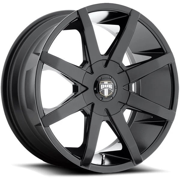 Dub S110 Push 22x9.5 5x112/5x5" +32mm Gloss Black Wheel Rim 22" Inch Foto 2 de 4