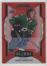 2020-21 Upper Deck Allure Rookie SP Red Rainbow Jason Robertson #113 Auto 8sr