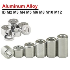 M2 - M12 Aluminum Color Spacers Standoff Unthreaded Round Bushing Sleeve Washers