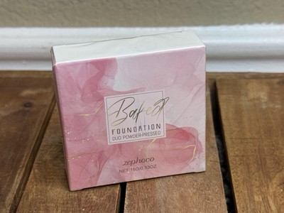 Zephoco Baked Foundation Duo Powder Pressed NIB 0.53 Oz. #03 Light Beige