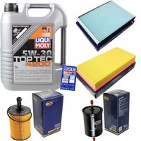 SCT Inspektionspaket 5L Liqui Moly Top Tec 5W-30 FüR Audi A3 1.6 1.8 TT Skoda