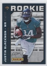 2012 Panini National Convention Rookie 15/499 Justin Blackmon #24 0f8