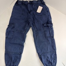 Free People We The Free Platoon Cargo Pants Women  s Size Small Navy Blue NWT