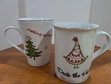 St. Nicholas Square "Deck The Halls"/"Jingle Bells" Mug     Whimsical, Fun Mug