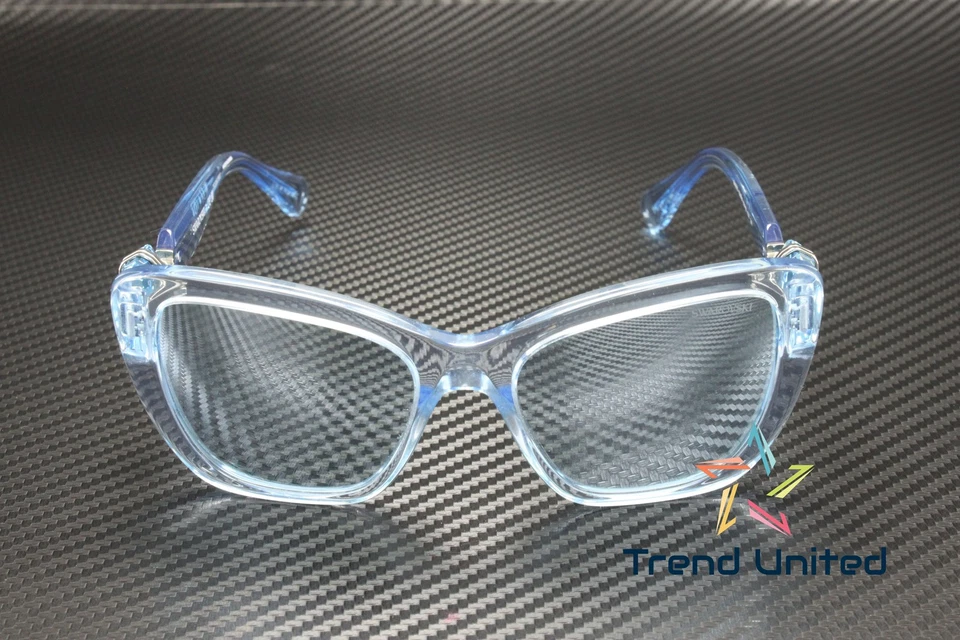 Gafas de sol para mujer SWAROVSKI SK6018 10491N Transp Lt azul azul mir plateado 52 Foto 3 de 4