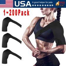 Shoulder Brace Support Compression Sleeve Torn Rotator Cuff Relief Joint AC Pain