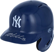 DJ LeMahieu New York Yankees Signed Mini Batting Helmet