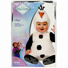 05061122 Spirit Halloween Baby Olaf Jumpsuit Costume - Frozen Size Varies