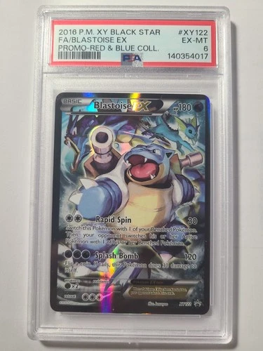 (PSA 6) Blastoise EX XY122 Black Star Promo Holo  (Red & Blue Collection)