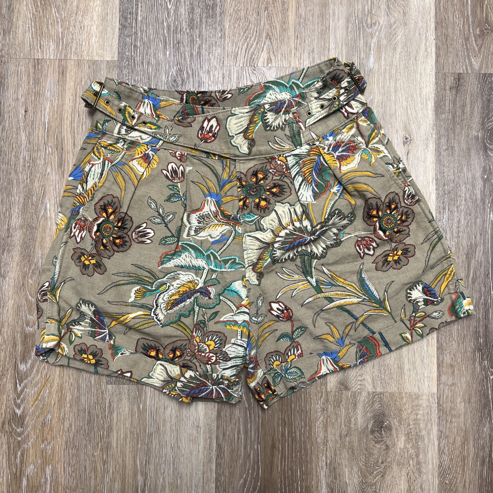 Banana Republic Explorer Flower Pattern Short Cot… - image 3