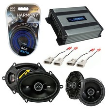 Fits Ford F-Series Truck 1987-1996 Speaker Upgrade Kicker DS Pack HA-A400.4 Amp