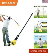 Durable 48-Inch Weighted Golf Trainer - Improve Your Swing Rhythm Effortlessly