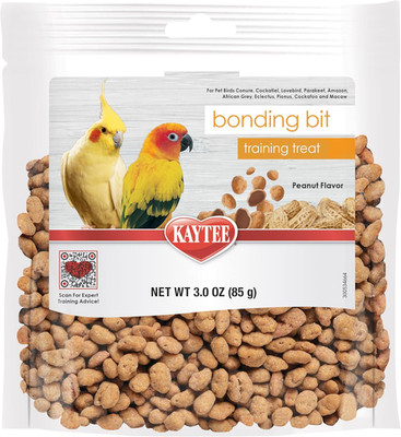 Pet Bird Bonding Bits Training Treat for Conures, Cockatiels, Lovebirds, Parakee