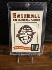 1994 GAP Baseball: Our National Pastime RARE Promo Card 1994 GAP Baseball: Our National Pastime RARE Promo Card