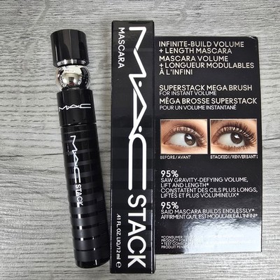 MAC Mac Stack Mascara | Schwarz | 12ml/0.41fl.oz | Neu & Originalverpackt 100% Original