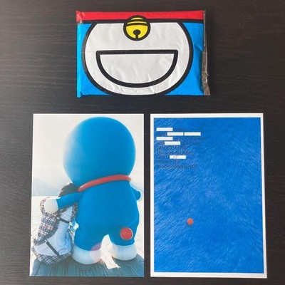Doraemon Postcard Set with Tissue, Rinka Mimura Art, Used, Japan