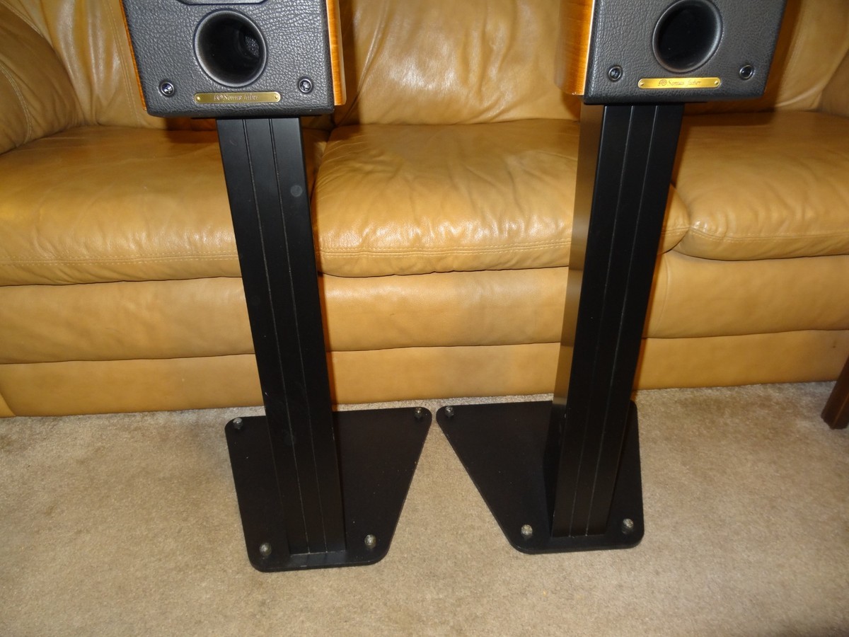 Sonus Faber Concertino Domus Leather Bound Speakers w/ Stands | eBay