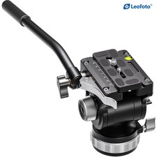 Leofoto BV-15L 70mm Video head Fluid Head with Quick Release Plate