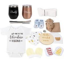 15-Piece New Mom Gifts for Women, Pregnancy Gift Set for First-Time Moms, Bab...