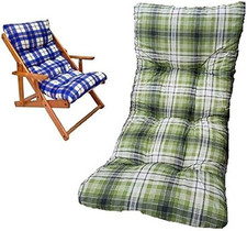 Ricambio Cuscino Poltrona Relax Sedia Sdraio Harmony in Legno Colore Verde