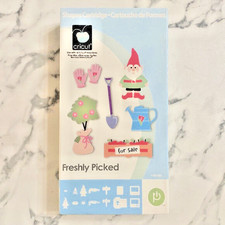 Cricut Art Cartridge Freshly Picked Garden Crafting Complete Box Overlay Booklet