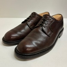 EXCELLENT Grenson Scotch Grain Brown Blucher UNWORN SOLES HEEL 8.5 UK / 9.5 US