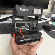 Vintage Polaroid OneStep Flash 600 Instant Film Camera - Black - Tested  Workin