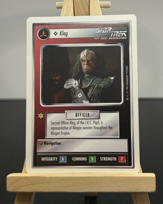 Star Trek CCG * Klag * 1994 * 1st Edition * White Border