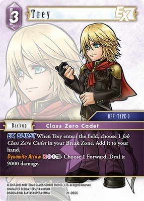 Trey [Final Fantasy TCG] Trading Card - SQUARE ENIX [NEAR MINT] 21-095C