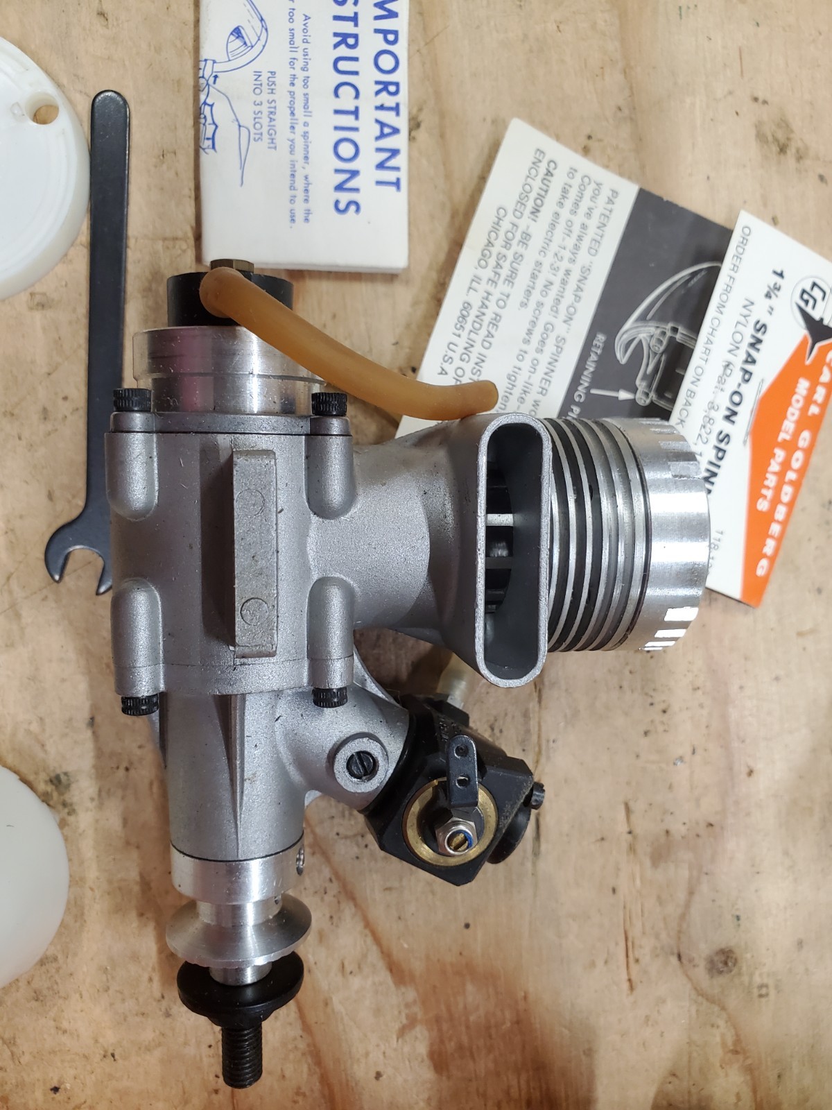 K&B #8360 Pumper engine - k&b 40 Front Rotor Torpedo W/perry Pump And Carb NOS