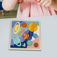 Wooden Puzzles for Kids Educational Puzzle Solar System Puzzles