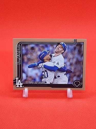 2025 Topps Series 2 Two in Blue GOLD PARALLEL #'d 1929/2025 Los Angeles Dodgers
