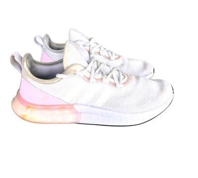Adidas Kaptir Womens Super Boost Running Shoes 11 Size Athletic Pink White