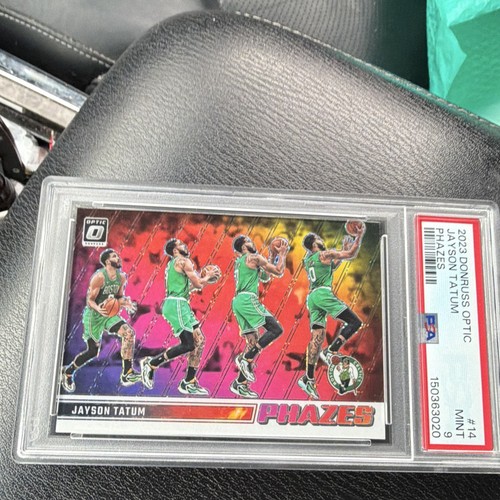 Panini 2023-24 Donruss Optic Jayson Tatum Celtics Phazes #14 PSA 9