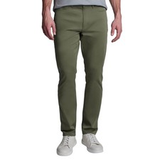 English Laundry Men's Straight Fit 5 Pocket Air Touch Comfort Pants, Green 32x29