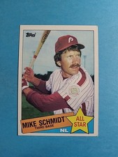 Mike Schmidt 1985 Topps Baseball Card # 714 J8572