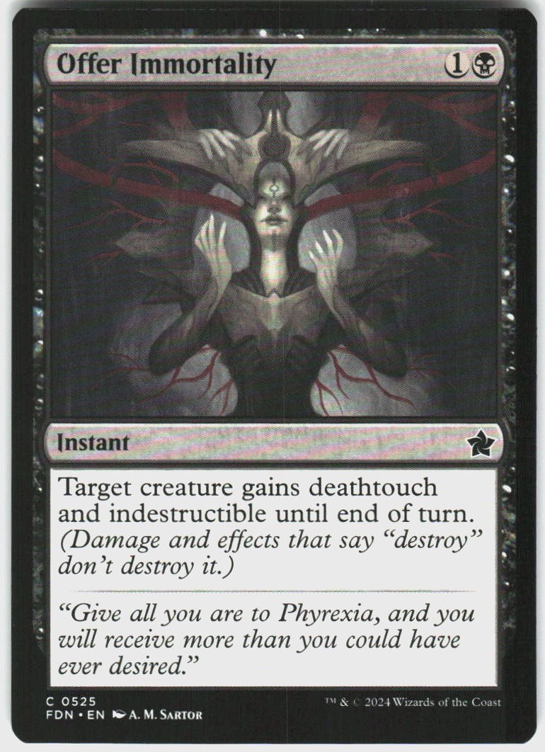 Offer Immortality 525 Common Near Mint
