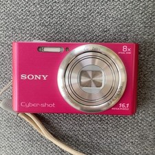 Sony Cyber-shot DSC-W730 Digital Camera 16.1MP 8x Optical Zoom Pink -Tested