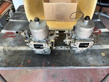 Pair Of Hitachi Flat Top Su Carburetors For Datsun 240z 260z Pair Of Hitachi Flat Top Su Carburetors For Datsun 240z 260z