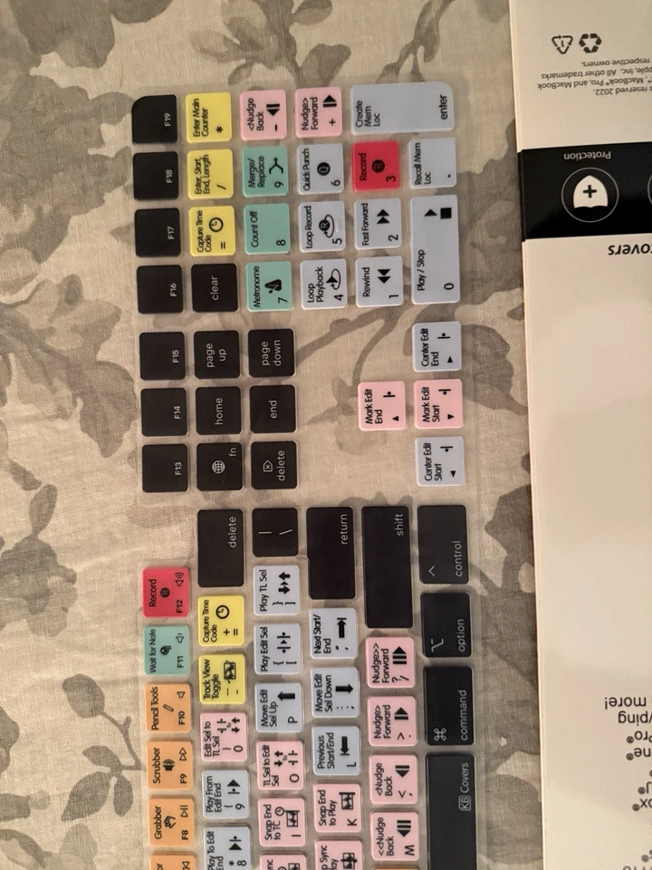 KB Covers Avid Pro Tools Keyboard Cover for 2021-2024Magic Keyboard W/ Numeric P - Image 4 of 4