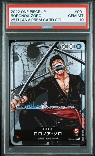 Roronoa Zoro OP01-001 L [PAR] Parallel Promo 25th Anniversary Card ONE PIECE JPN