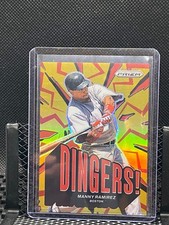 Manny Ramirez 2025 Prizm - Dingers ! Red Prizm #150/199 - #4 Red Sox