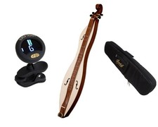 Roosebeck Mountain Dulcimer 4-String Cutaway  Gig Bag  Clip-on Tuner